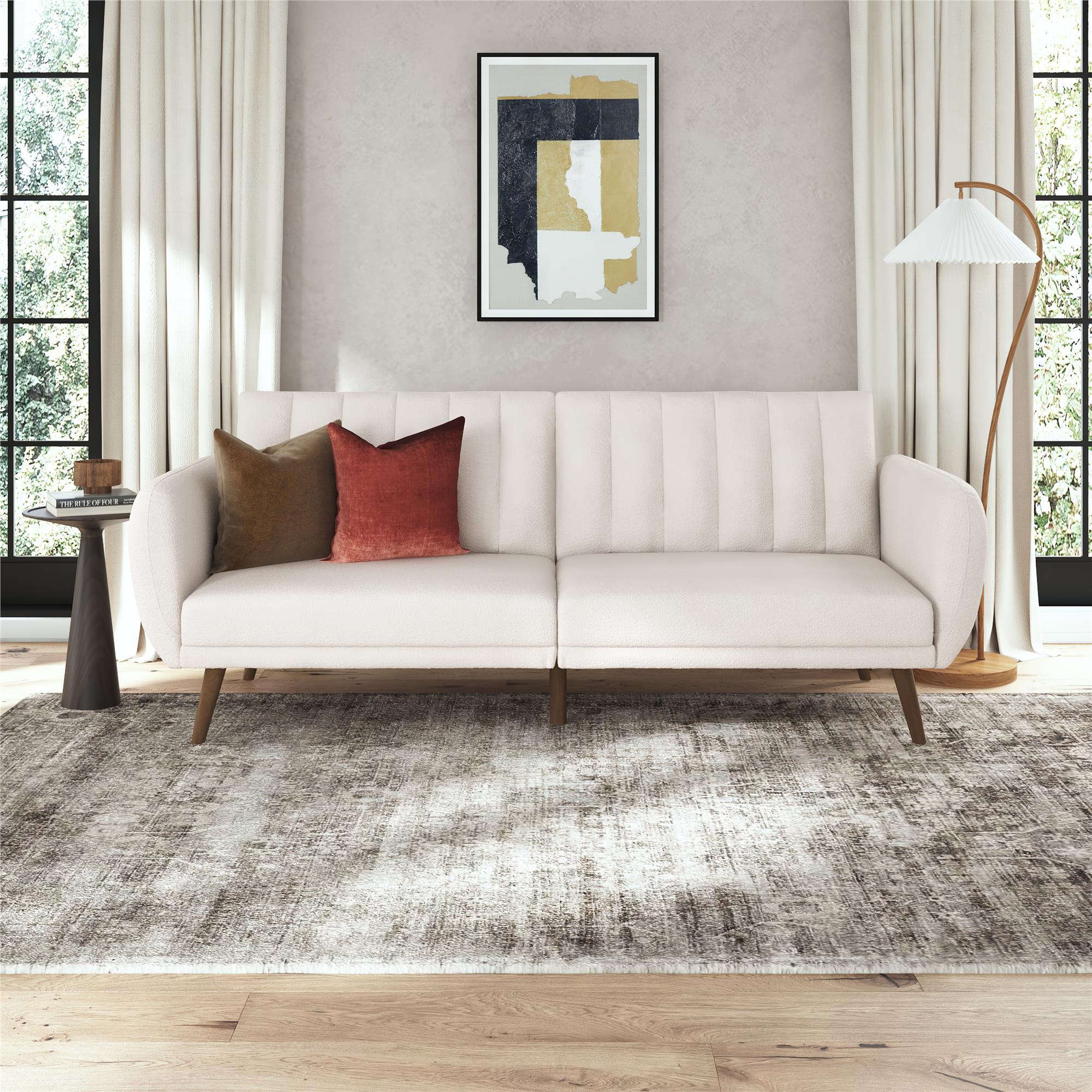 Brittany Futon Boucle The Novogratz