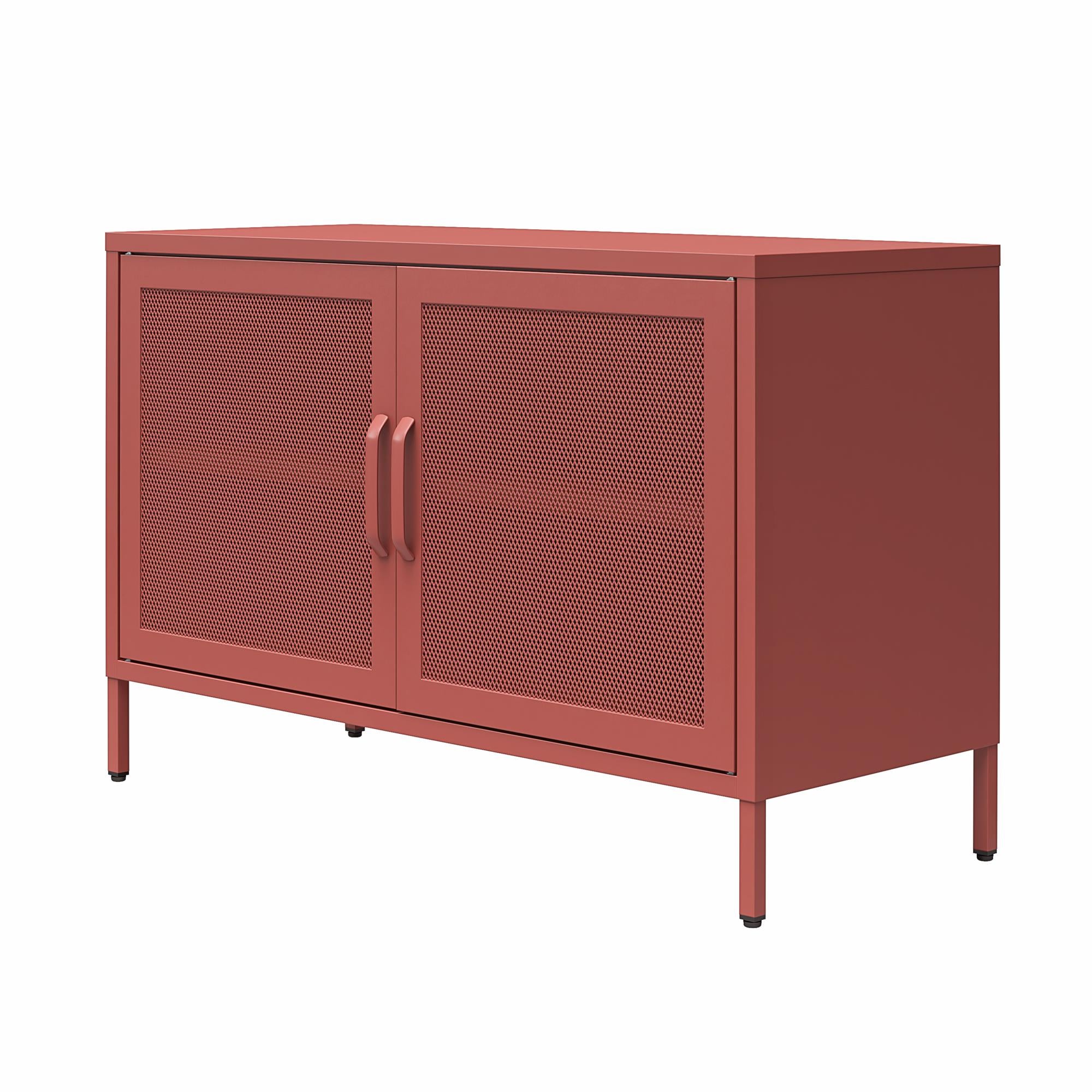 Red metal cabinet online