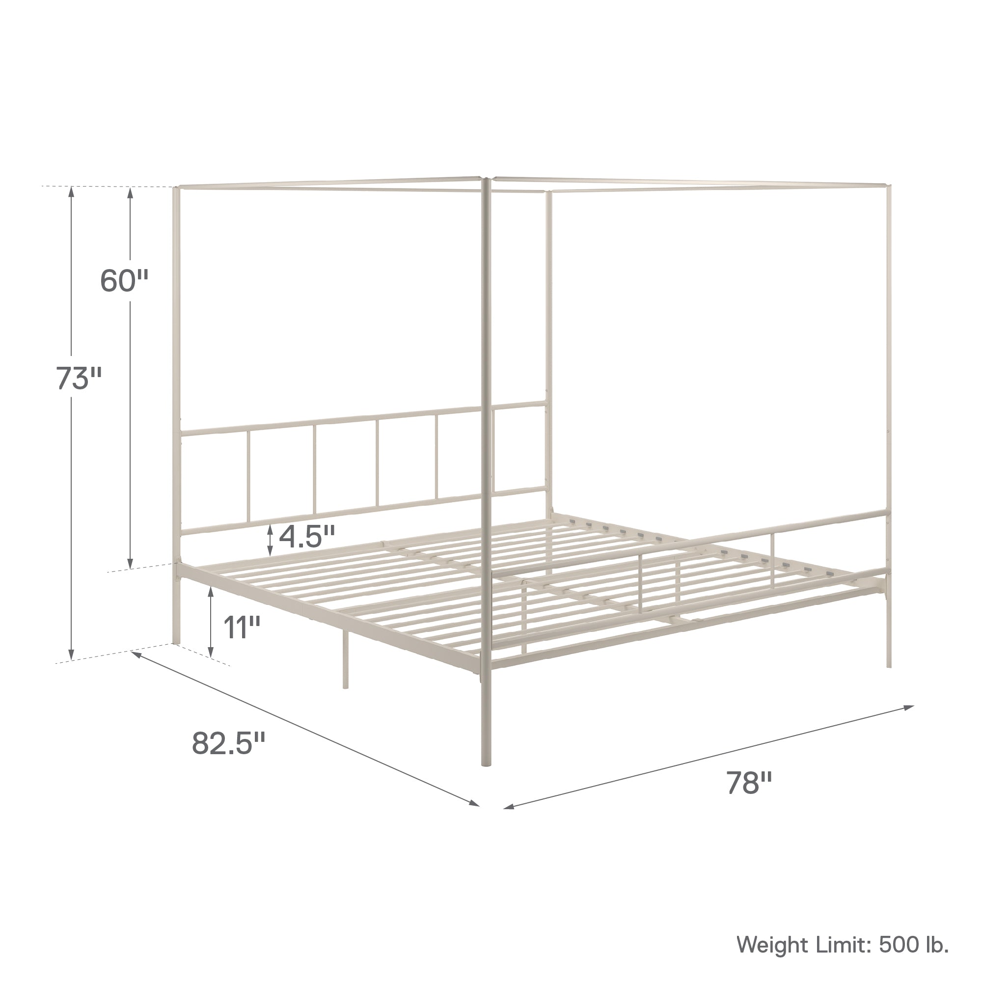 Marion Canopy Bed The Novogratz