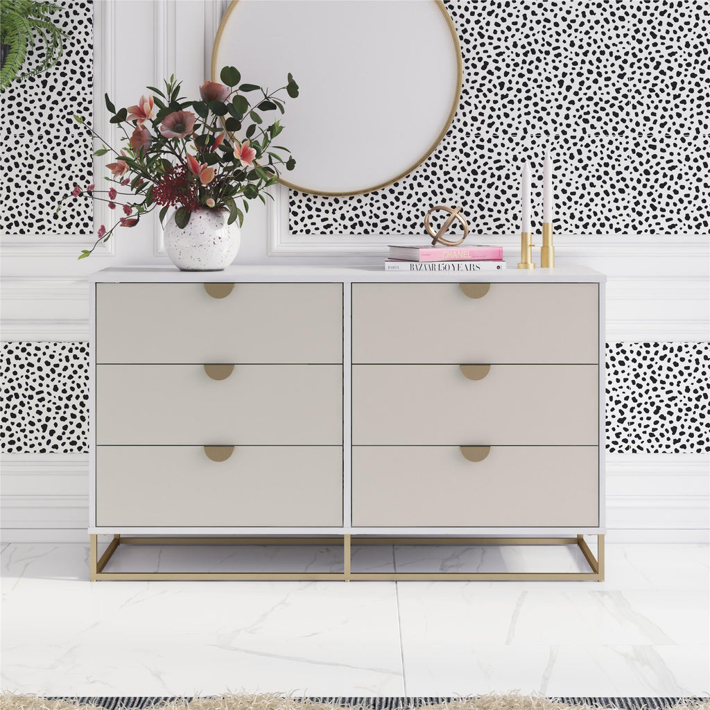 FINAL SALE Kelly 6 Drawer Dresser The Novogratz