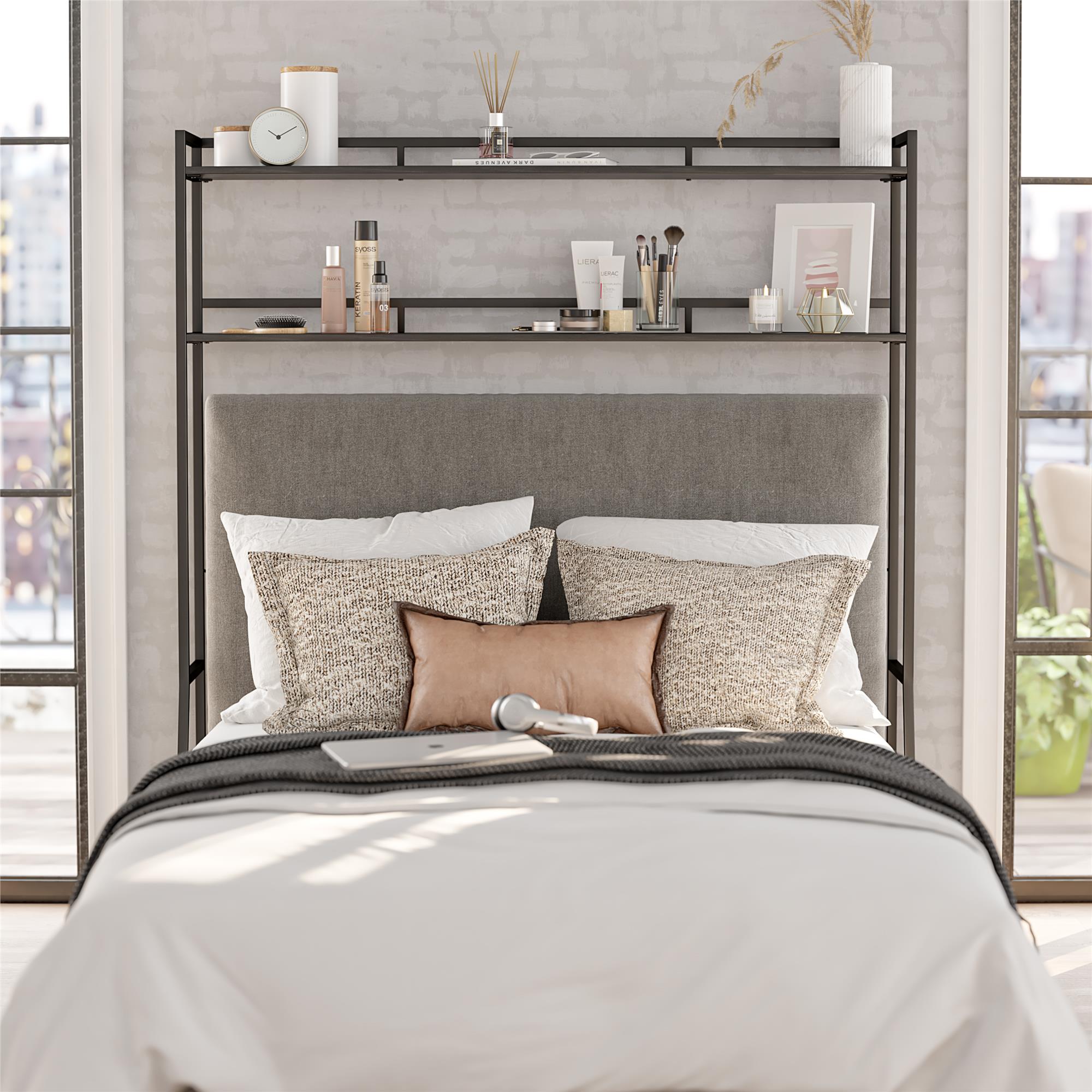 Bedroom Storage Shelves - Above the Bed Storage