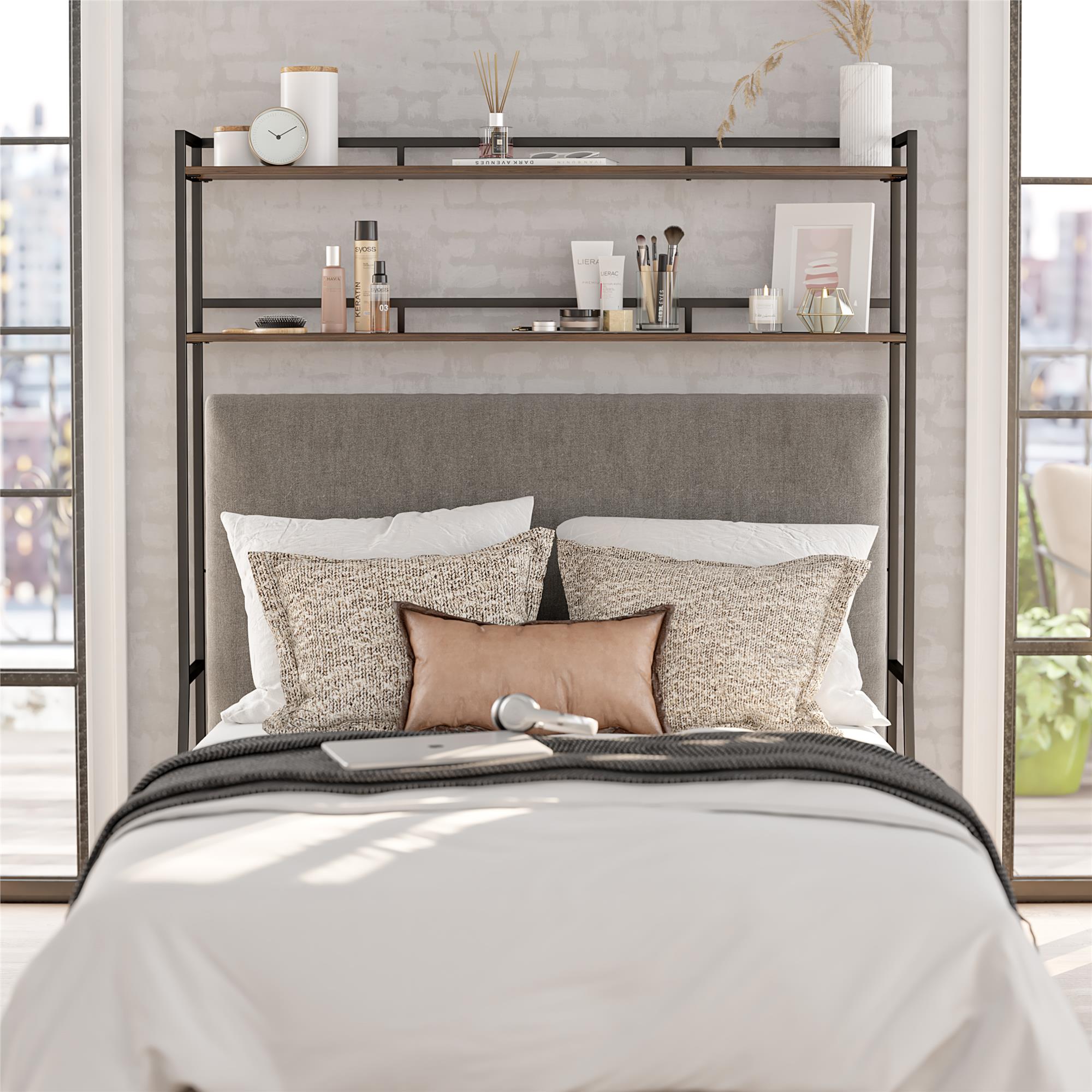 Over the bed shelf queen deals