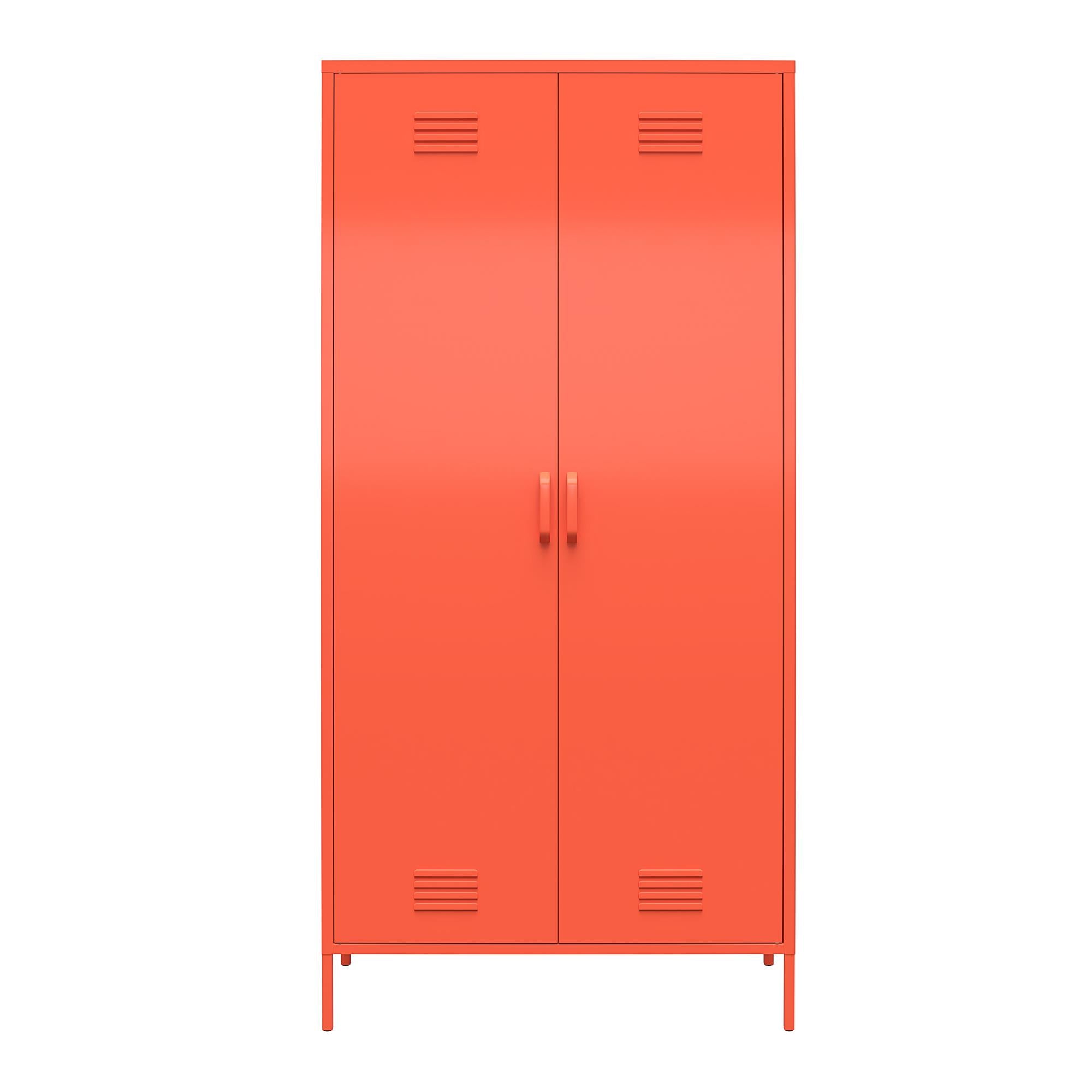Cache Tall 2-Door Metal Locker Storage Cabinet