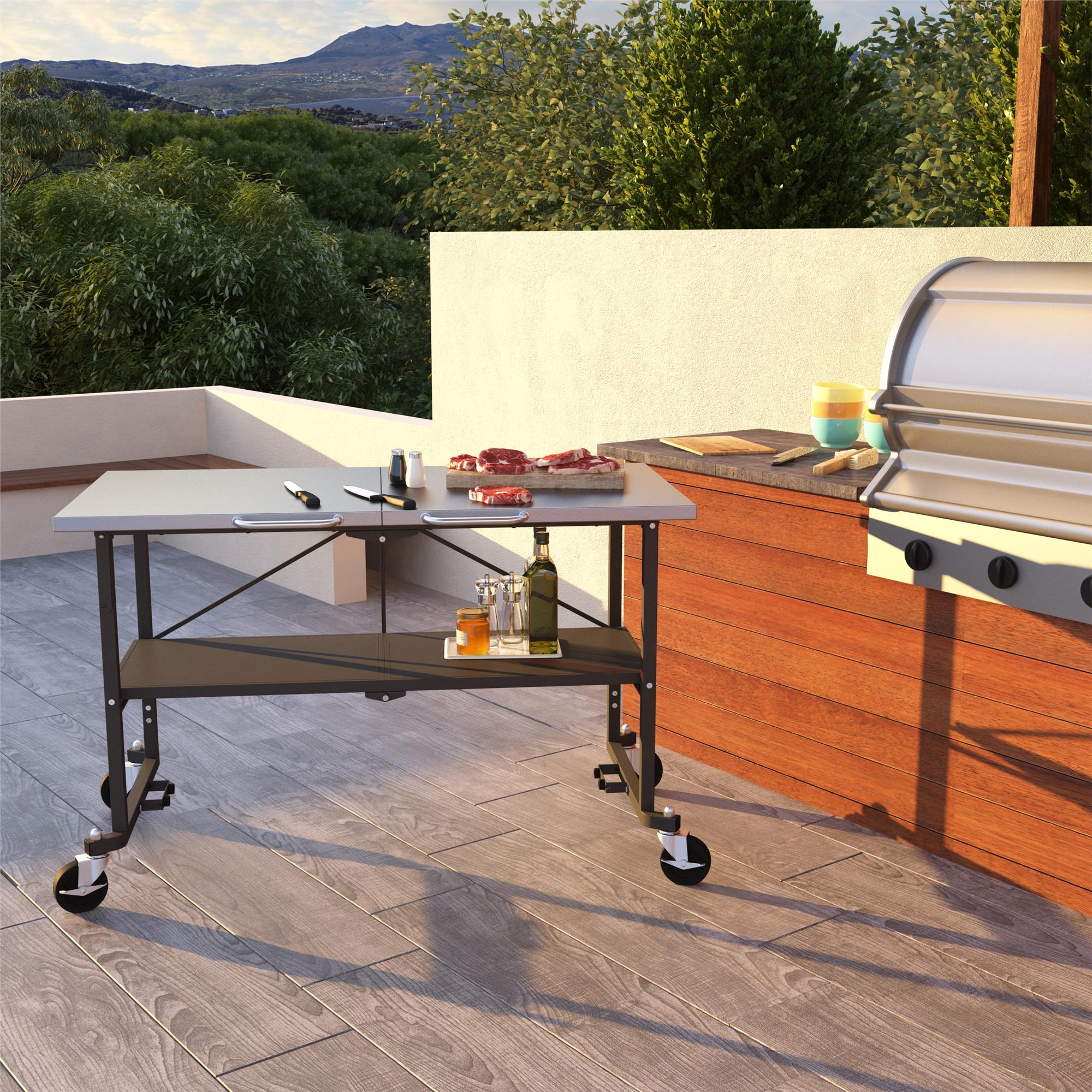 Outdoor Grill Cart