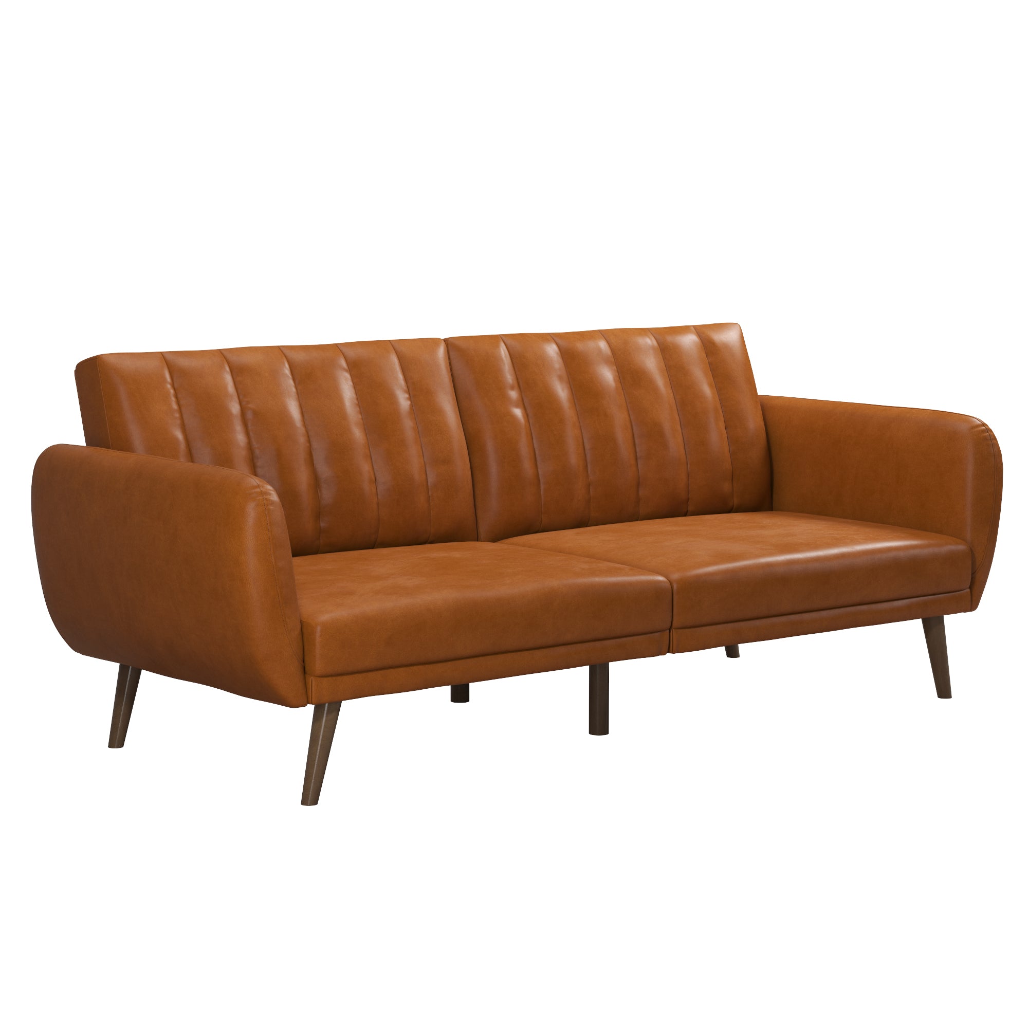 Vegan leather sleeper sofa online