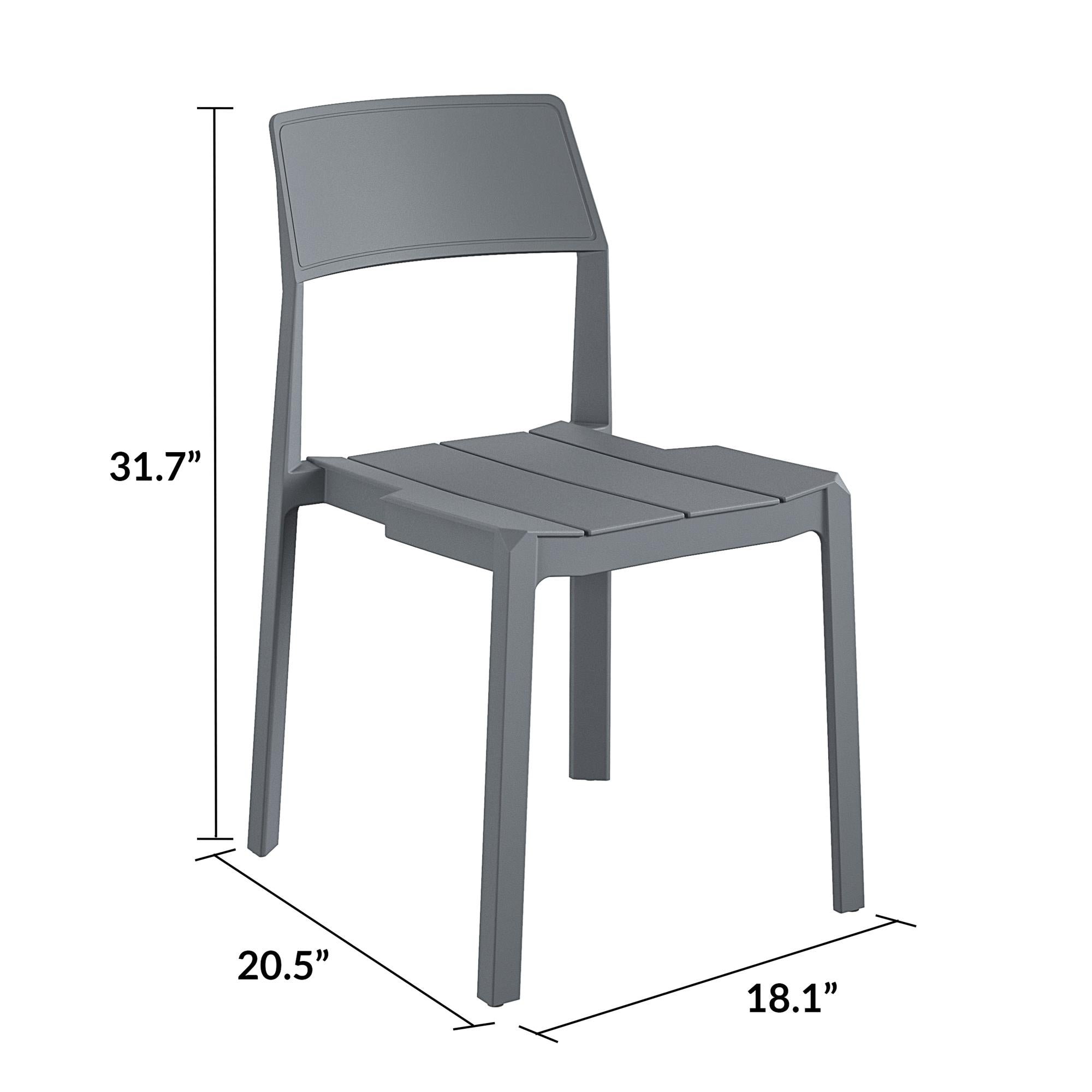 – The 2) Chairs Stacking of Chandler Novogratz (Set