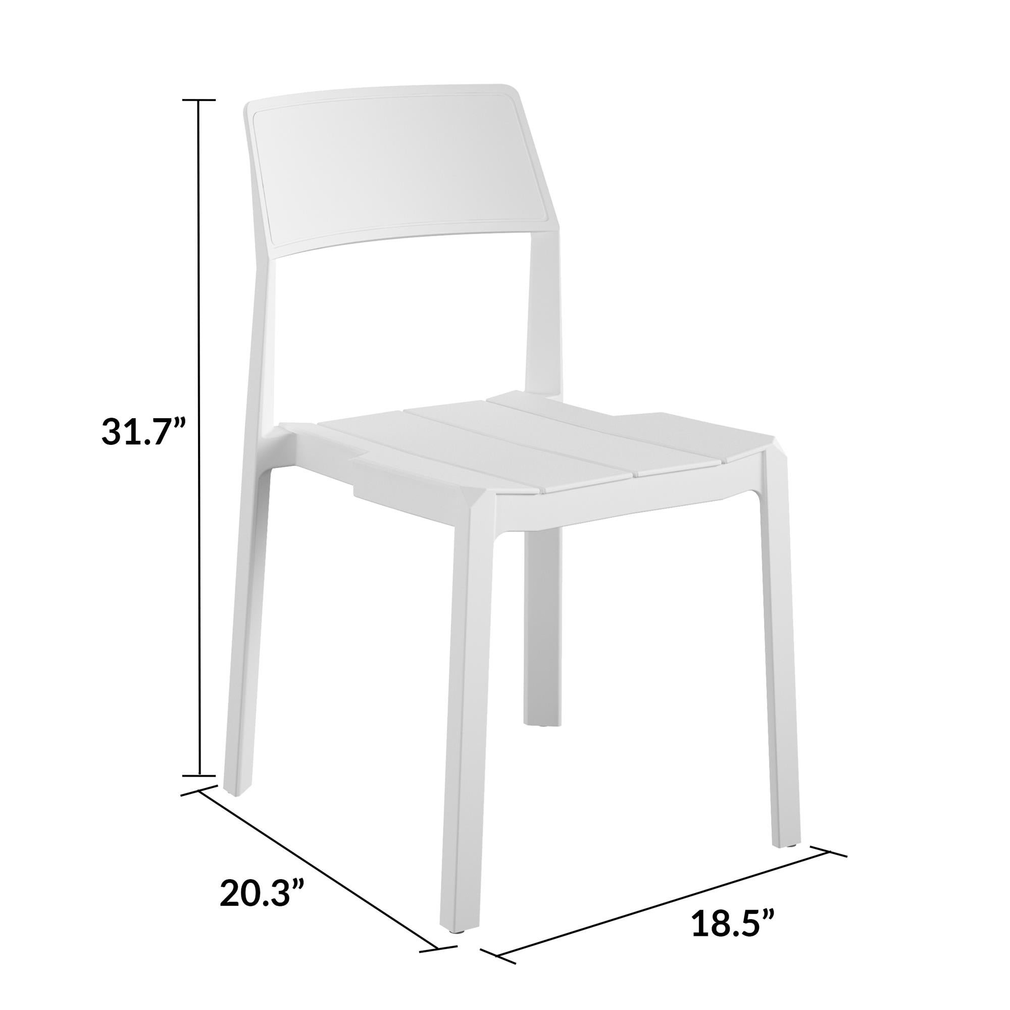 Chandler Stacking Chairs (Set of 2) – The Novogratz