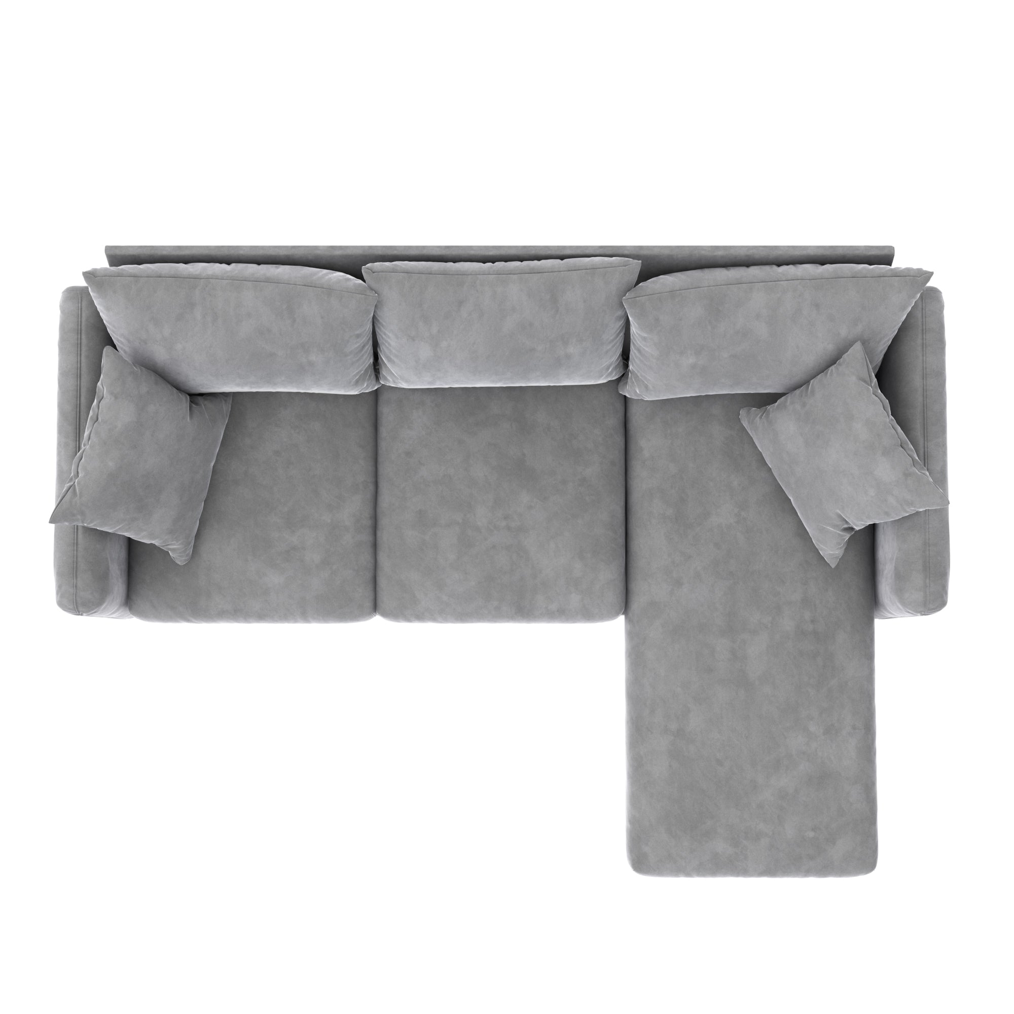 Magnolia Sectional Sofa With Pillows - Novogratz : Target