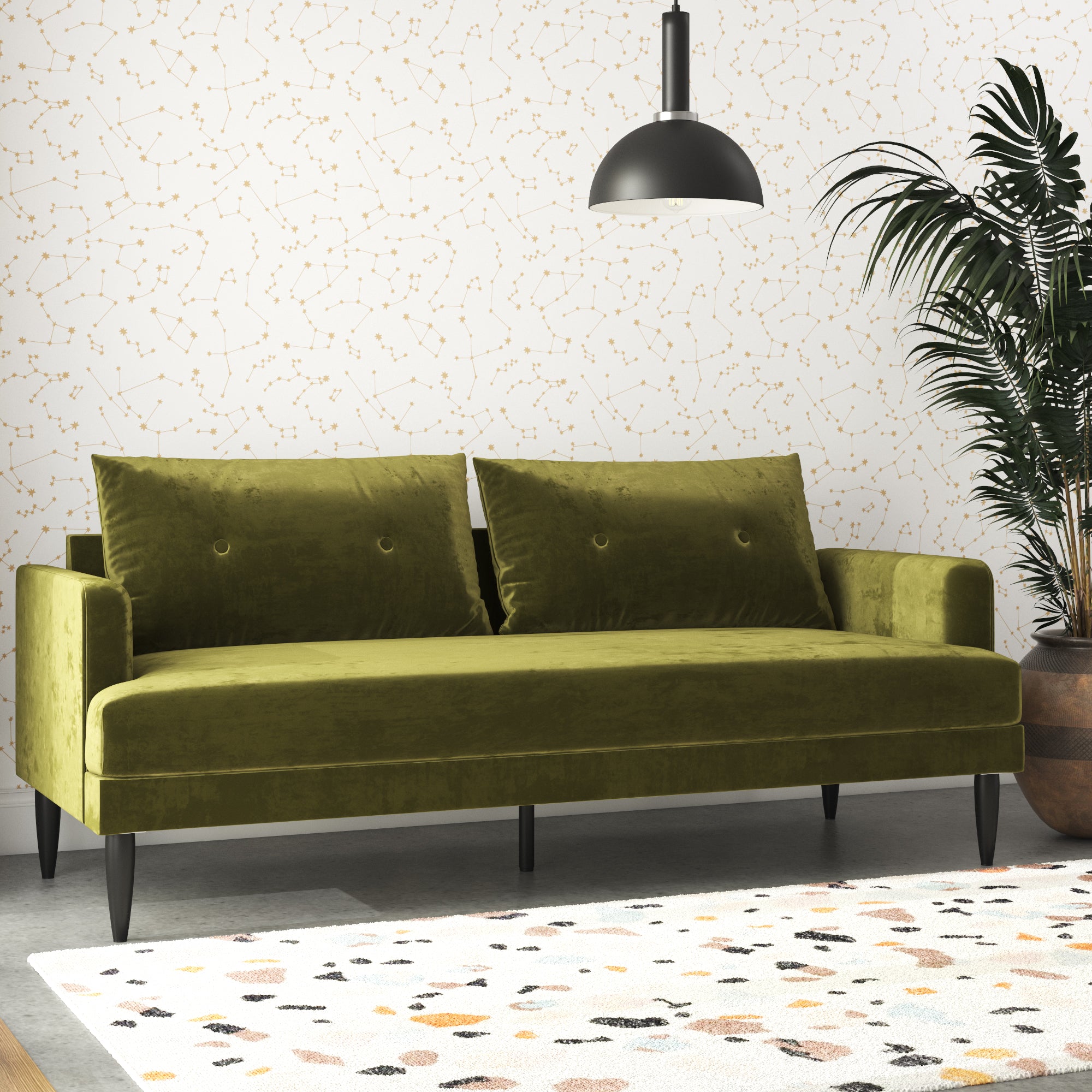 Pillow back sofa sale