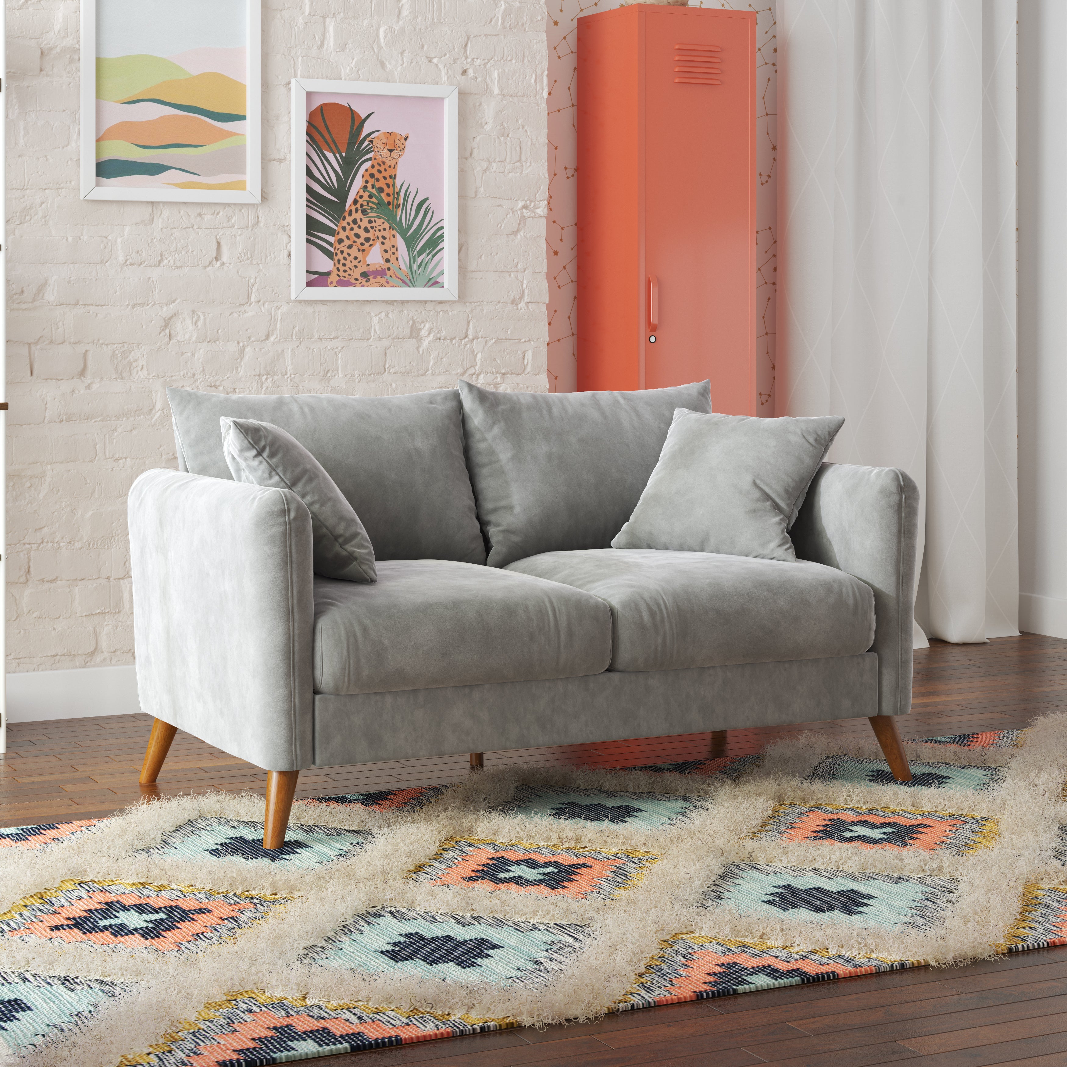 2 seater love seat sales sofa